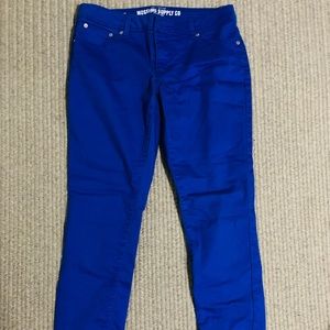 Mossimo Juniors Royal Blue Jeans